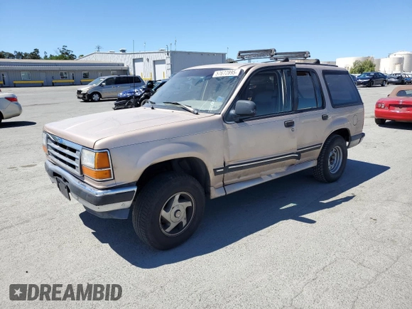 1993 Ford Explorer Eddie Bauer with VIN 1FMDU34X3PUA92606, listed as a Copart auction lot 57672895 with 72,606 mi miles and Salvage title. Bid and sale history available at DreamBid. Image 1.