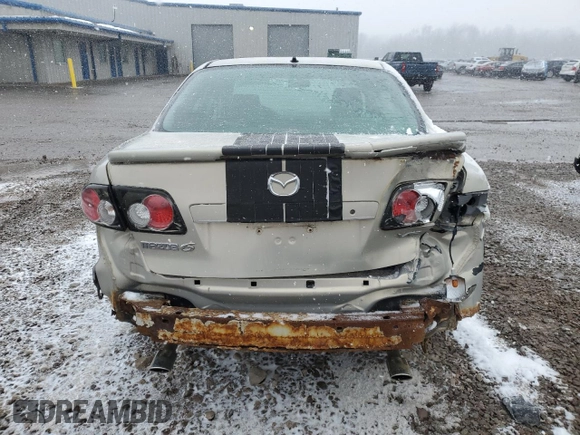 2007 Mazda 6 S Sport VE with VIN 1YVHP80D375M12226, listed as a Copart auction lot 51972495 with 124,787 mi miles and Salvage Title. Bid and sale history available at DreamBid. Image 6.