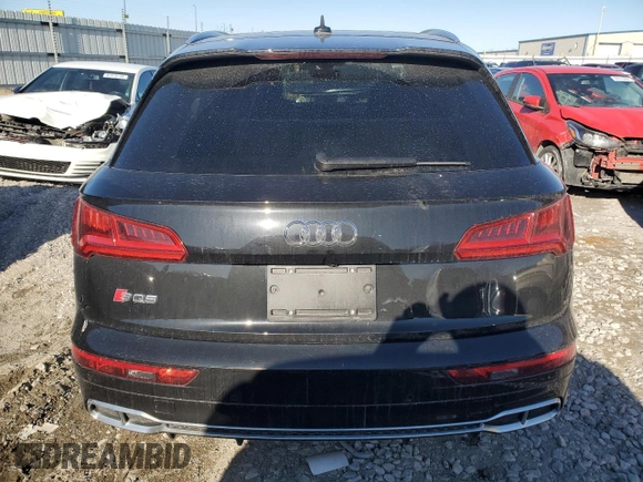 2018 Audi SQ5 Prestige with VIN WA1C4AFY8J2240580, listed as a Copart auction lot 82653194 with 72,600 mi miles and Salvage Title. Bid and sale history available at DreamBid. Image 6.