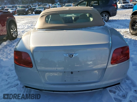 2013 Bentley Continental GT with VIN SCBGR3ZA5DC080940, listed as a Copart auction lot 42397535 with 8,082 mi miles and Salvage Title. Bid and sale history available at DreamBid. Image 6.