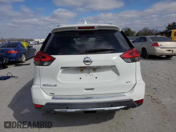 2019 Nissan Rogue SV with VIN KNMAT2MTXKP534841, listed as a Copart auction lot 47268155 with 37,662 mi miles and Clean Title. Bid and sale history available at DreamBid. Image 6.