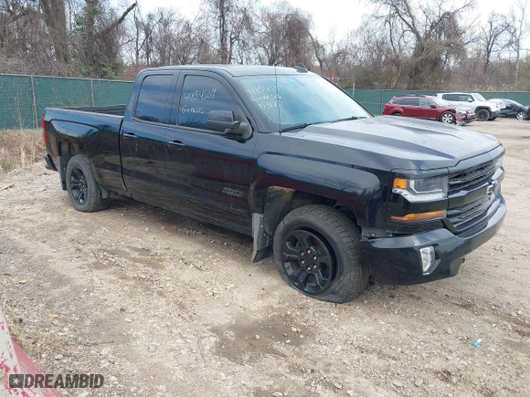 2018 Chevrolet Silverado 1500 LT with VIN 1GCVKREC7JZ165550, listed as a IAAI auction lot 41854559 with 77,647 mi miles. Bid and sale history available at carsss.com. Image 1.