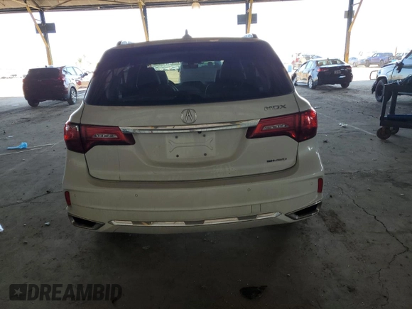 2020 Acura MDX Sport Hybrid w/Advance Pkg with VIN 5J8YD7H75LL001490, listed as a Copart auction lot 48782035 with 43,733 mi miles and Salvage Title. Bid and sale history available at carsss.com. Image 6.