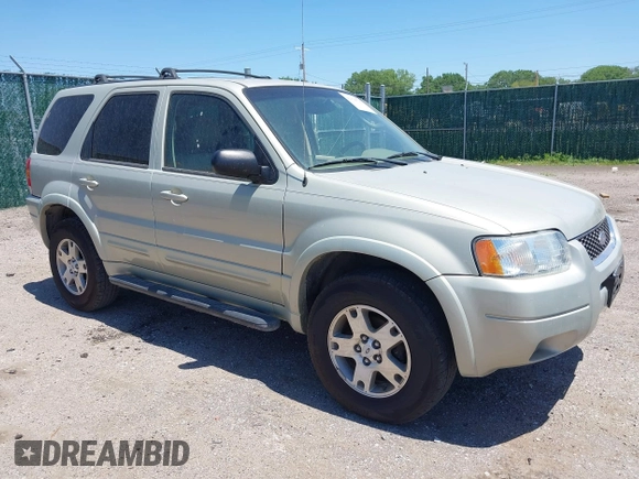 2004 Ford Escape Limited with VIN 1FMCU04174KA97935, listed as a IAAI auction lot 42314791 with 143,900 mi miles and . Bid and sale history available at DreamBid. Image 1.