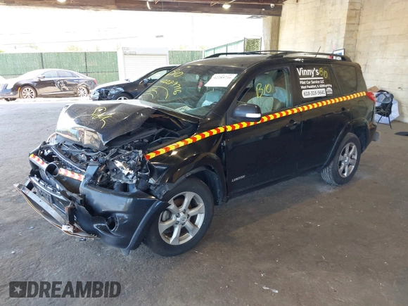 2010 Toyota RAV4 Limited with VIN 2T3DK4DV9AW023315, listed as a IAAI auction lot 42289716 with 210,242 mi miles and . Bid and sale history available at DreamBid. Image 17.