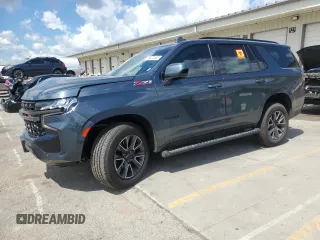 2021 Chevrolet Tahoe Z71 z VIN 1GNSKPKD3MR120637, wystawiony jako Copart lot #56821505 z przebiegiem 89 712 mil mil oraz Szkoda całkowita • Salvage title. Historia ofert i sprzedaży dostępna na DreamBid. Obrazek 1.