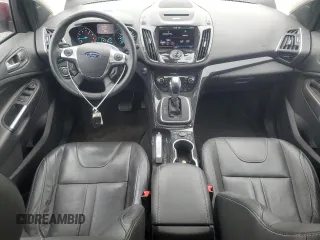 2013 Ford Escape Titanium with VIN 1FMCU9J90DUA77108, listed as a Copart auction lot 60799445 with 63,385 mi miles and Salvage title. Bid and sale history available at DreamBid. Image 8.