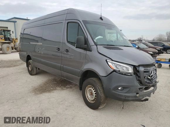 2021 Mercedes-Benz Sprinter with VIN W1Y4EDVY2MT064081, listed as a Copart auction lot 87315064 with Not Provided miles and Salvage Title. Bid and sale history available at DreamBid. Image 4.