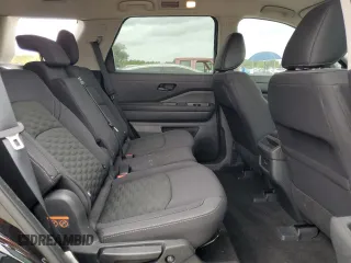 2024 Nissan Pathfinder S with VIN 5N1DR3AC5RC283701, listed as a Copart auction lot 50776655 with 1,504 mi miles and Salvage title. Bid and sale history available at DreamBid. Image 11.