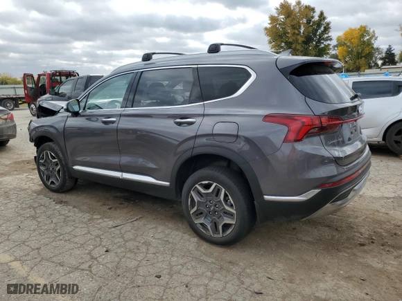 2022 Hyundai Santa Fe Hybrid SEL Premium with VIN KM8S3DA15NU020206, listed as a Copart auction lot 78435314 with 25,790 mi miles and Salvage Title. Bid and sale history available at carsss.com. Image 2.