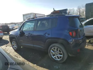 2016 Jeep Renegade Latitude with VIN ZACCJBBT6GPC80444, listed as a Copart auction lot 44315655 with 118,980 mi miles and Salvage Title. Bid and sale history available at carsss.com. Image 2.
