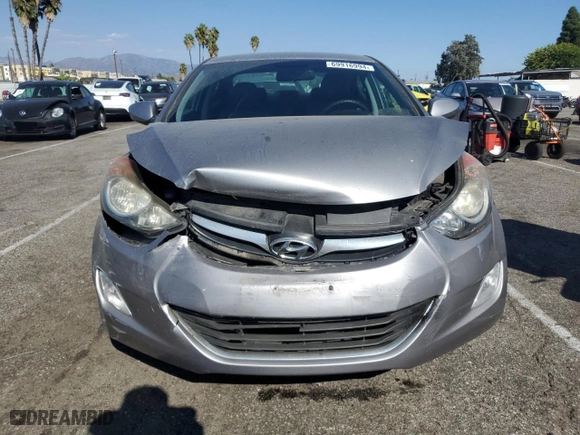 2013 Hyundai Elantra GLS PZEV with VIN KMHDH4AE9DU939427, listed as a Copart auction lot 69916994 with 92,235 mi miles and Salvage Title. Bid and sale history available at carsss.com. Image 5.