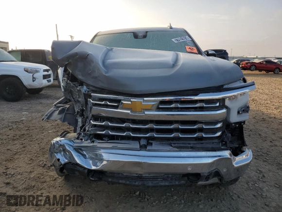 2023 Chevrolet Silverado 1500 LTZ with VIN 1GCUDGE8XPZ197178, listed as a Copart auction lot 81962514 with 0 mi miles and Salvage Title. Bid and sale history available at carsss.com. Image 5.