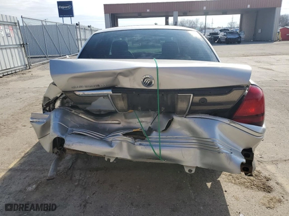 2008 Mercury Grand Marquis GS with VIN 2MEFM74V08X608898, listed as a Copart auction lot 49480015 with 174,690 mi miles and Salvage Title. Bid and sale history available at carsss.com. Image 6.