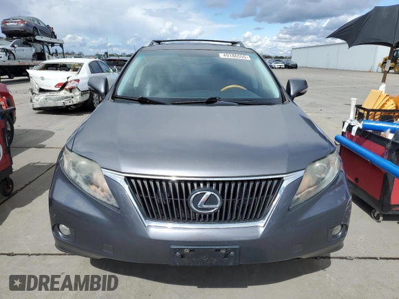 2012 Lexus RX 350 with VIN 2T2ZK1BA9CC071331, listed as a Copart auction lot 49186555 with 152,791 mi miles and Salvage Title. Bid and sale history available at DreamBid. Image 5.
