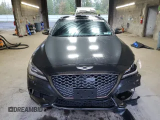 2019 Genesis G80 3.8L with VIN KMTFN4JEXKU324695, listed as a Copart auction lot 72415734 with 39,787 mi miles and Salvage Title. Bid and sale history available at carsss.com. Image 5.