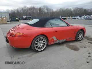 2001 Porsche 911 with VIN WP0CA299X1S650564, listed as a Copart auction lot 53793015 with 15,269 mi miles and Salvage Title. Bid and sale history available at DreamBid. Image 3.