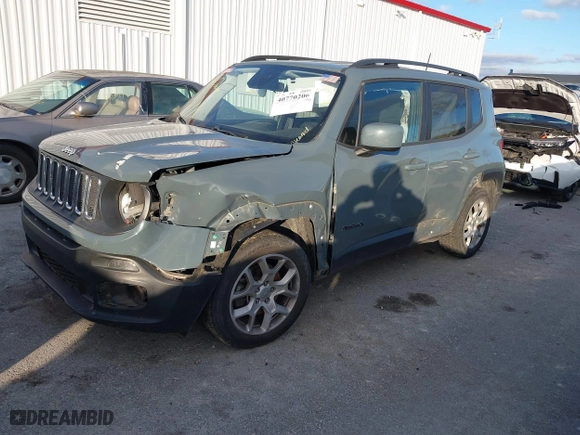 2018 Jeep Renegade Latitude with VIN ZACCJABB1JPH52980, listed as a IAAI auction lot 40770206 with 83,041 mi miles. Bid and sale history available at carsss.com. Image 17.