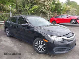 2016 Honda Civic Sedan LX with VIN 19XFC2F58GE098941, listed as a IAAI auction lot 42027734 with 155,677 mi miles. Bid and sale history available at carsss.com. Image 1.