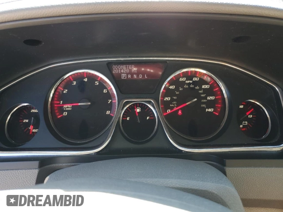 2013 GMC Acadia SLT with VIN 1GKKRRKD8DJ253364, listed as a Copart auction lot 47471325 with 201,428 mi miles and Clean Title. Bid and sale history available at carsss.com. Image 9.