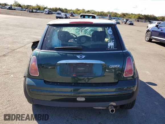 2004 MINI Hardtop with VIN WMWRC33484TJ58571, listed as a Copart auction lot 74843094 with Not Provided miles and Salvage Title. Bid and sale history available at DreamBid. Image 6.
