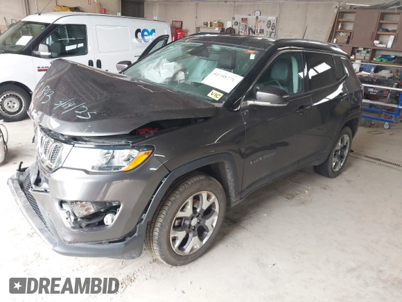 2019 Jeep Compass Limited с VIN 3C4NJDCB1KT787554, выставлен на аукционе IAAI как лот 41908270 с пробегом 89 641 миль миль и . История ставок и продаж доступна на DreamBid. Изображение 17.