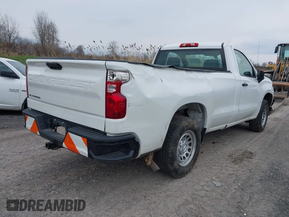 2021 Chevrolet Silverado 1500 Work Truck with VIN 3GCNWAEH5MG369642, listed as a IAAI auction lot 42029233 with 93,036 mi miles. Bid and sale history available at carsss.com. Image 4.