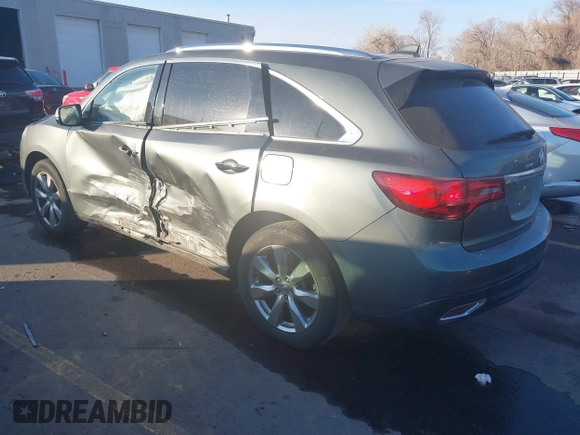 2016 Acura MDX w/Advance with VIN 5FRYD4H91GB016008, listed as a IAAI auction lot 41422436 with 1 mi miles. Bid and sale history available at carsss.com. Image 3.