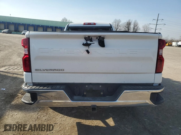 2019 Chevrolet Silverado 1500 Work Truck with VIN 3GCNWAEFXKG241621, listed as a Copart auction lot 48969065 with 115,000 mi miles and Salvage Title. Bid and sale history available at DreamBid. Image 6.