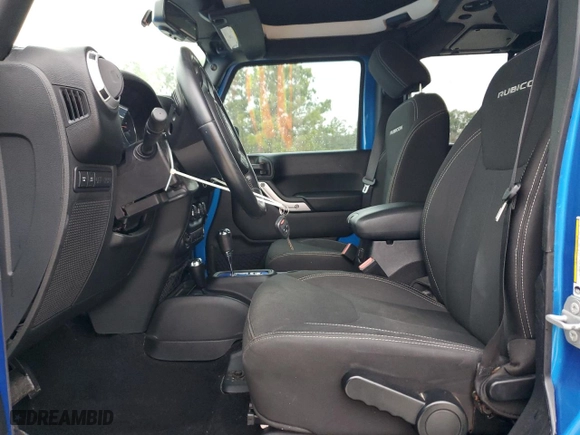 2015 Jeep Wrangler Unlimited Rubicon Hard Rock with VIN 1C4HJWFG0FL745930, listed as a Copart auction lot 44430225 with 92,366 mi miles and Clean Title. Bid and sale history available at carsss.com. Image 7.