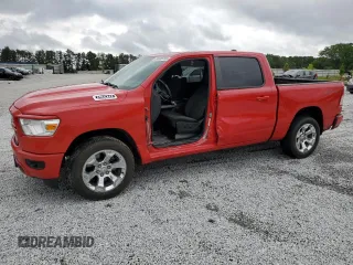 2021 Ram 1500 Lone Star with VIN 1C6RREFT0MN568650, listed as a Copart auction lot 58789755 with 215,526 mi miles and Salvage title. Bid and sale history available at DreamBid. Image 1.