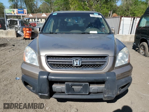 2003 Honda Pilot EX with VIN 2HKYF18503H579800, listed as a Copart auction lot 53681645 with 207,095 mi miles and Salvage Title. Bid and sale history available at DreamBid. Image 5.