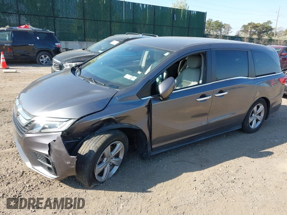 2019 Honda Odyssey EX with VIN 5FNRL6H53KB015260, listed as a IAAI auction lot 42106324 with 67,447 mi miles. Bid and sale history available at carsss.com. Image 18.