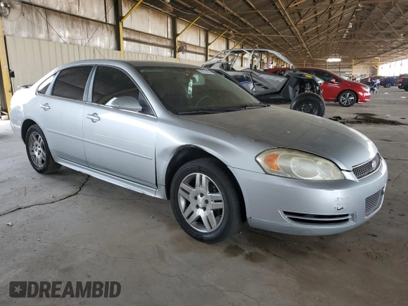 2014 Chevrolet Impala LT with VIN 2G1WB5E3XE1103306, listed as a Copart auction lot 63231005 with 163,901 mi miles and Salvage title. Bid and sale history available at DreamBid. Image 4.