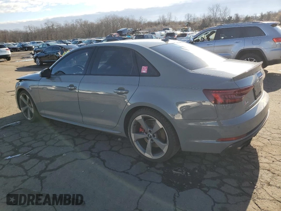 2019 Audi S4 Prestige with VIN WAUC4AF4XKA002270, listed as a Copart auction lot 81714114 with 71,633 mi miles and Salvage Title. Bid and sale history available at carsss.com. Image 2.