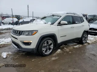 2021 Jeep Compass Limited with VIN 3C4NJCCB8MT531294, listed as a Copart auction lot 44973825 with 127,566 mi miles and Salvage Title. Bid and sale history available at carsss.com. Image 1.