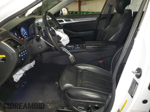 2017 Genesis G80 3.8L with VIN KMHGN4JE2HU203571, listed as a Copart auction lot 72741264 with 83,735 mi miles and Salvage Title. Bid and sale history available at carsss.com. Image 7.