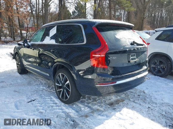 2023 Volvo XC90 Plus with VIN YV4062PN9P1906550, listed as a IAAI auction lot 41372301 with 5 mi miles. Bid and sale history available at carsss.com. Image 3.