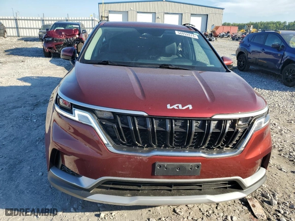 2023 Kia Carnival LX with VIN KNDNB4H33P6269414, listed as a Copart auction lot 58892874 with 20,652 mi miles and Salvage Title. Bid and sale history available at carsss.com. Image 5.