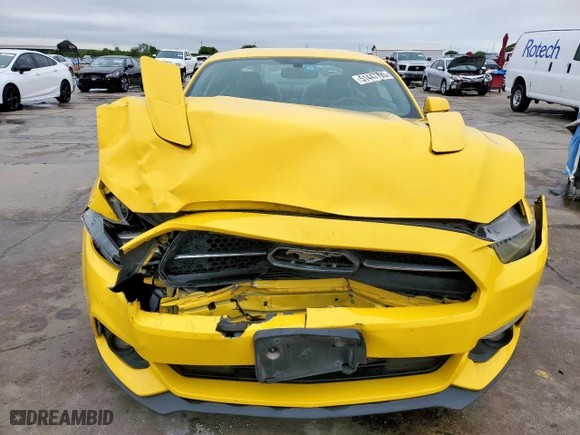 2015 Ford Mustang GT with VIN 1FA6P8CF3F5322010, listed as a Copart auction lot 51447795 with 112,059 mi miles and Salvage Title. Bid and sale history available at carsss.com. Image 5.
