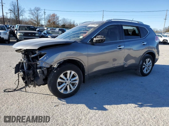2016 Nissan Rogue SV with VIN KNMAT2MV8GP608413, listed as a Copart auction lot 83377454 with 137,260 mi miles and Non Repairable. Bid and sale history available at carsss.com. Image 1.