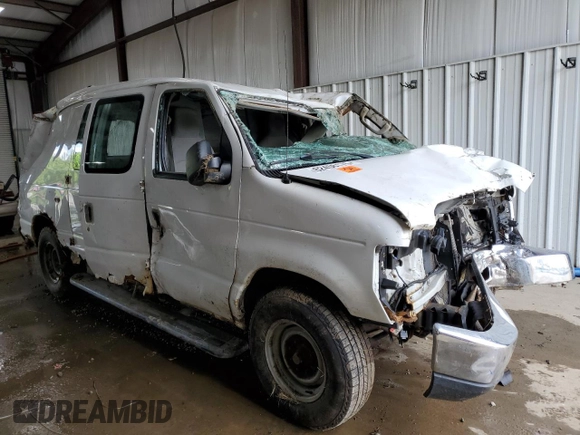 2012 Ford Econoline Cargo Recreational with VIN 1FTNE2EW9CDA33480, listed as a Copart auction lot 62458175 with Not provided miles and Salvage title. Bid and sale history available at DreamBid. Image 4.