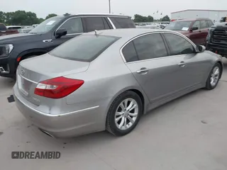 2012 Hyundai Genesis 3.8L with VIN KMHGC4DD9CU168786, listed as a IAAI auction lot 41933681 with 121,448 mi miles. Bid and sale history available at carsss.com. Image 4.