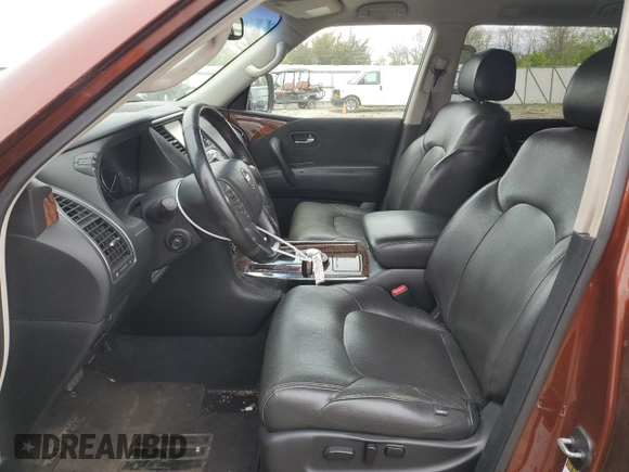 2017 Nissan Armada SV with VIN JN8AY2NC8H9509356, listed as a Copart auction lot 53759575 with 246,982 mi miles and Clean Title. Bid and sale history available at carsss.com. Image 7.
