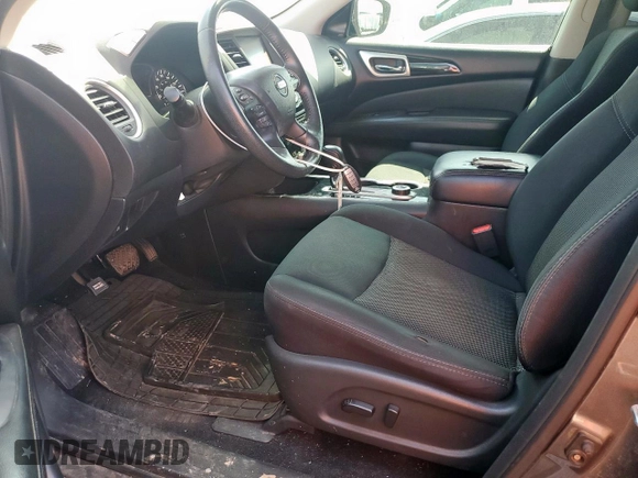 2019 Nissan Pathfinder SV with VIN 5N1DR2MM0KC598071, listed as a Copart auction lot 53110345 with 100,028 mi miles and Clean title. Bid and sale history available at DreamBid. Image 7.