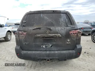 2008 Toyota Sequoia Platinum with VIN 5TDBY67AX8S008893, listed as a Copart auction lot 89132325 with 0 mi miles and Salvage Title. Bid and sale history available at carsss.com. Image 6.