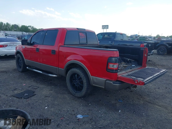 2005 Ford F-150 XLT with VIN 1FTPW12585KE04249, listed as a IAAI auction lot 41983950 with 212,289 mi miles. Bid and sale history available at carsss.com. Image 3.
