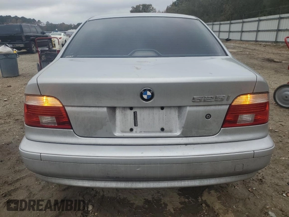 2003 BMW 5 Series 525iA with VIN WBADT43423G028907, listed as a Copart auction lot 79849994 with 0 mi miles and Salvage Title. Bid and sale history available at carsss.com. Image 6.