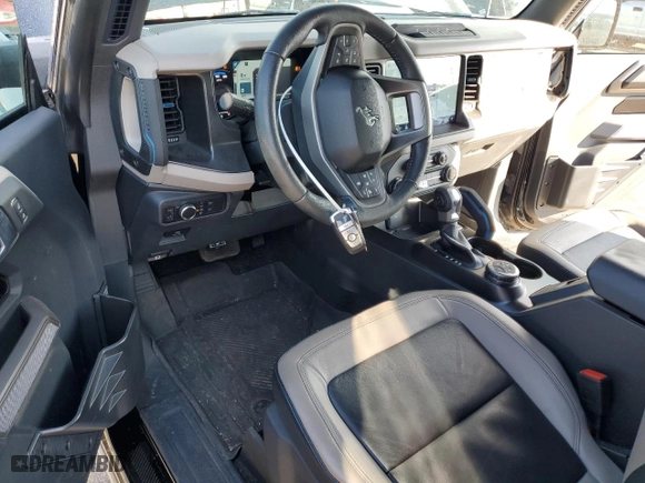 2022 Ford Bronco with VIN 1FMDE5CP1NLB22845, listed as a Copart auction lot 83613404 with 30,911 mi miles and Salvage Title. Bid and sale history available at carsss.com. Image 8.
