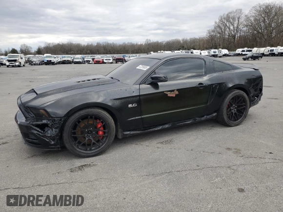 2013 Ford Mustang GT with VIN 1ZVBP8CF4D5208651, listed as a Copart auction lot 47289885 with 85,250 mi miles and Salvage Title. Bid and sale history available at carsss.com. Image 1.